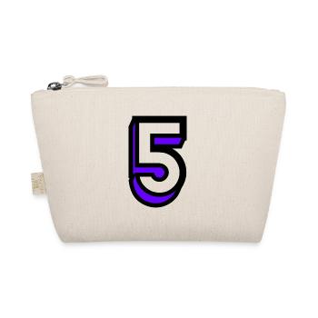 5. 5 YEARS. 5TH ANNIVERSARY. BIRTHDAY 5 YEARS. 5 - Organic Pouch - nature - Front