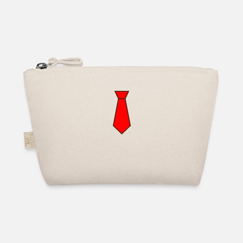 Red tie Organic Pouch