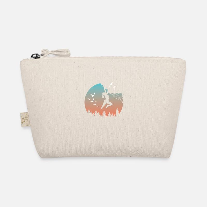 Climbing mountaineering climber gift idea Organic Pouch