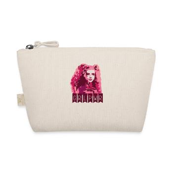 Grlpwr, girlspower, filles, pouvoir des femmes, rose - Trousse biologique - nature - Devant