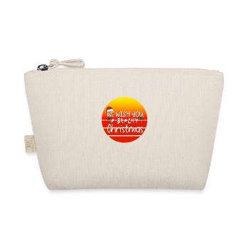 Nous vous souhaitons un Noël beachy, drôle de Noël - Trousse biologique - nature - Devant