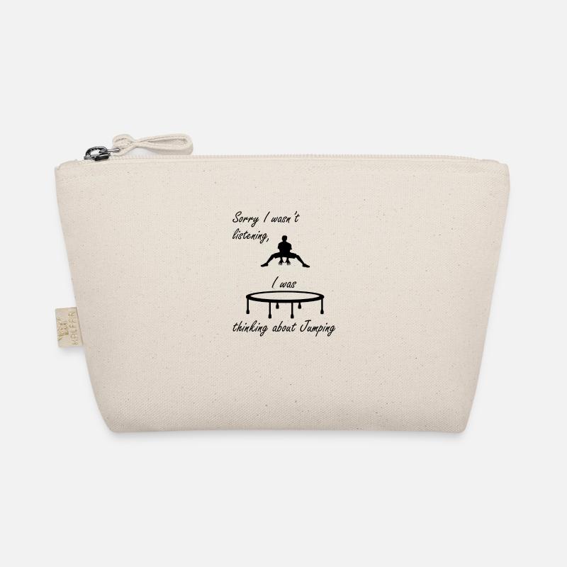 Denken Sie an Springen, Trampolin, Hobby, Bio-Täschchen