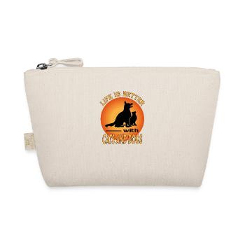 Chien Chat Animaux de compagnie La vie est meilleure - Trousse biologique - nature - Devant