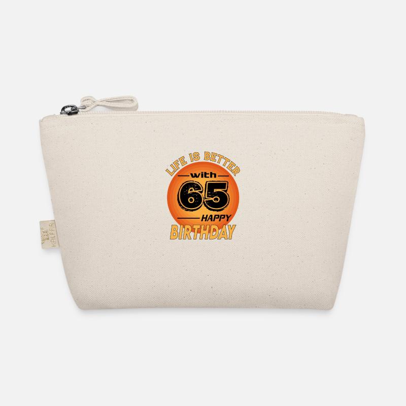 Happy Birthday Life is better with 65 Bio-Täschchen