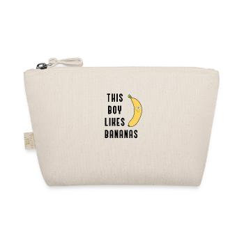 Healthy Fruits Bananas Ironic Saying - Organic Pouch - nature - Front