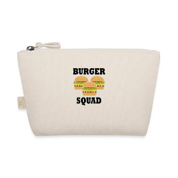 Hamburger Manger Funny Saying Burger Squ - Trousse biologique - nature - Devant