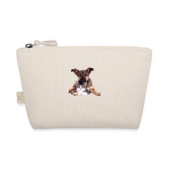Süßes Hundebaby und Katzenbaby - Bio-Täschchen - Natur - Vorne