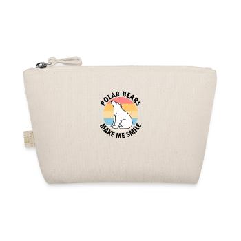 Polar Bears Smile Cute Wildlife Animal Arctic - Organic Pouch - nature - Front