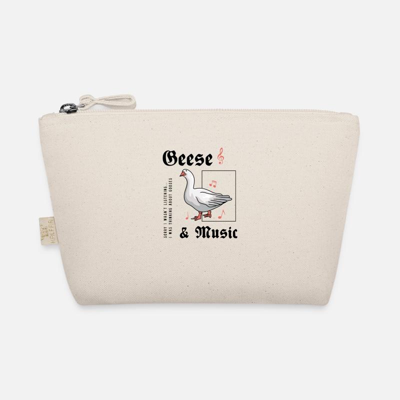 Geese and Music Notes Musician Clef Goose Organic Pouch