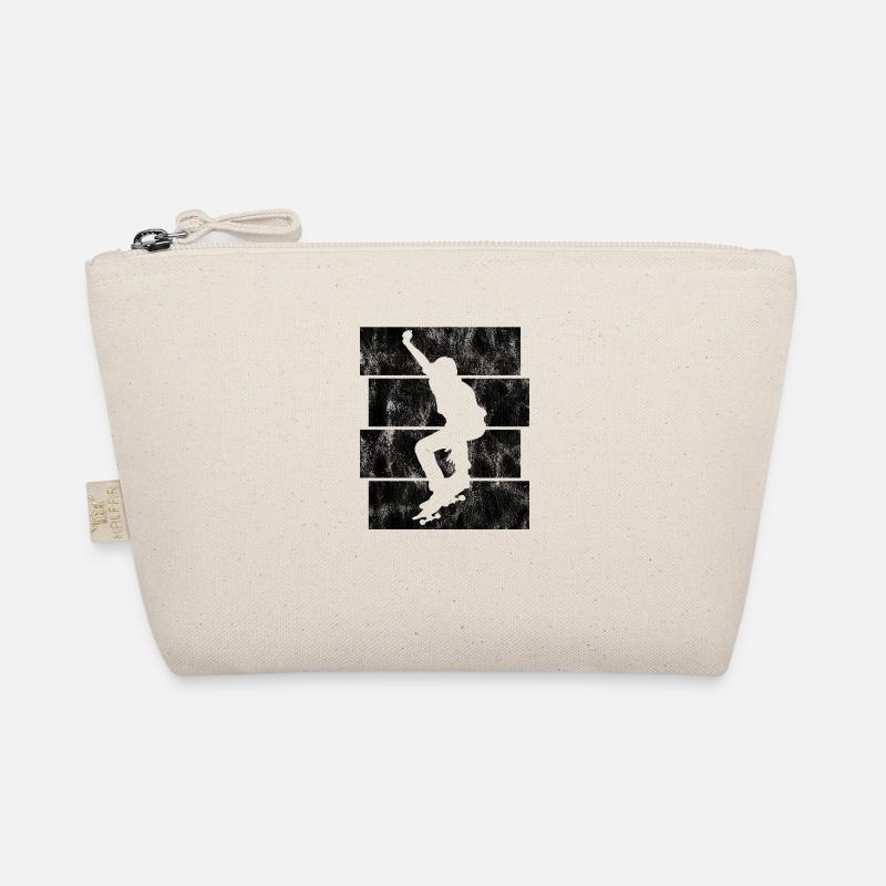 Skateboarder Skateboard Skater Skate Skateing Organic Pouch