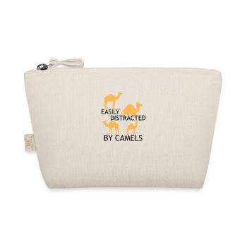 Distracted by Camels Wildlife Nature Desert Animal - Organic Pouch - nature - Front