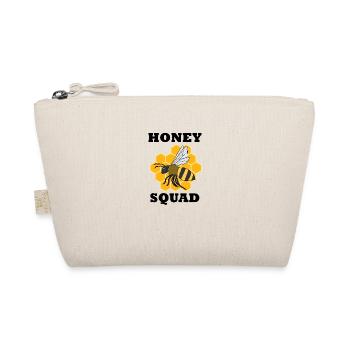 Honey Squad Ironic Saying Wildlife Cute Bees - Organic Pouch - nature - Front