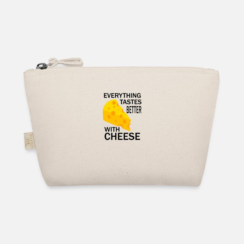 Life With Cheese Ironic Saying Food Cheesemaker Organic Pouch
