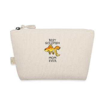 Aquaristics Hobby Goldfish Cute Goldfish Mom - Organic Pouch - nature - Front