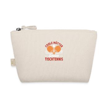 Coole Mütter spielen Tischtennis Geschenk - Bio-Täschchen - Natur - Vorne