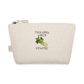 Fille mangeant du céleri, citation ironique, - Trousse biologique - nature - Devant