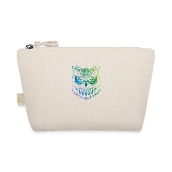 Artsy Colorful Birds Nature Owls Forest Animals - Organic Pouch - nature - Front