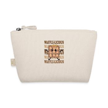 Waffle-Licious Funny Saying Syrup Waffle Chef - Organic Pouch - nature - Front