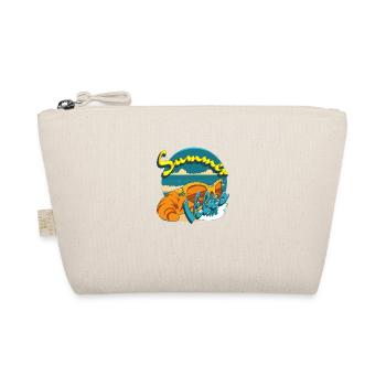 Summer vibes Retro style - Organic Pouch - nature - Front