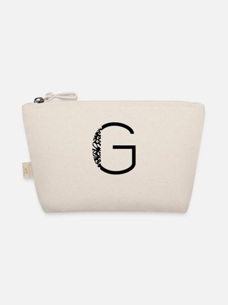 Buchstabe G - Bio-Täschchen - Natur - Vorne