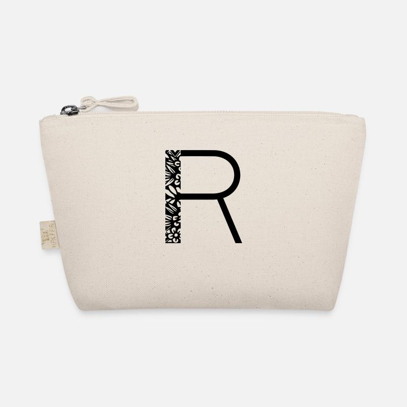 Buchstabe R - Bio-Täschchen - Natur