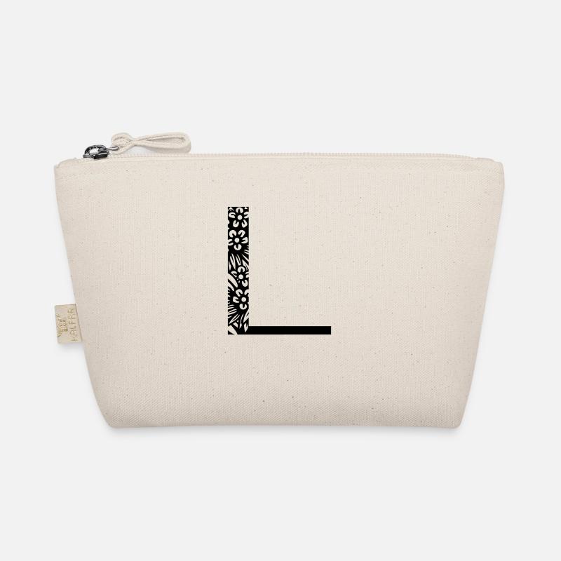 Buchstabe L - Bio-Täschchen - Natur