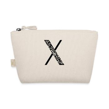 Buchstabe X - Bio-Täschchen - Natur - Vorne