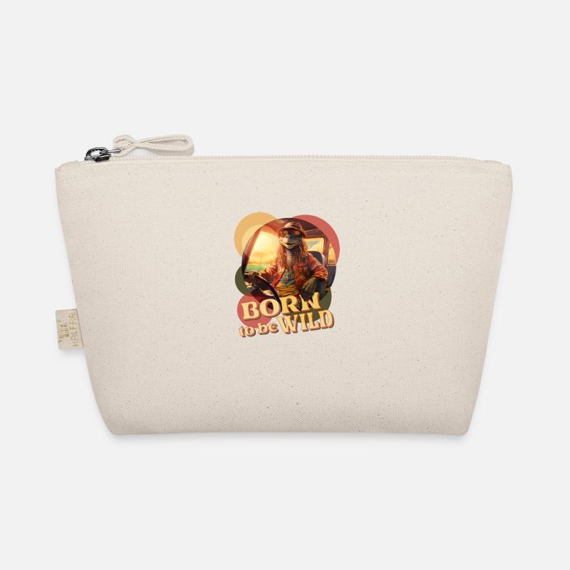 . Adventurous Hippie Iguana Organic Pouch