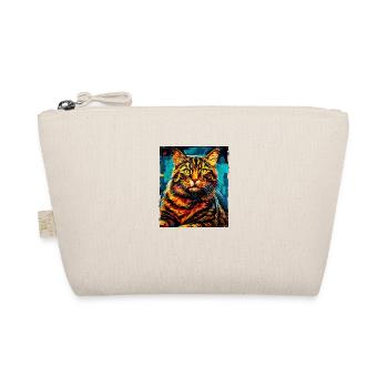 Tête de Portrait de chat - Trousse biologique - nature - Devant