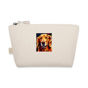 Golden Retriever Dog Portrait - Organic Pouch - nature - Front