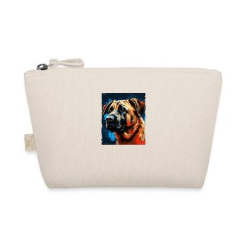 Kangal Hund Portrait - Bio-Täschchen - Natur - Vorne