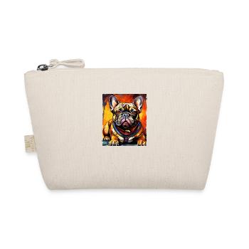 French Bulldog Dog Portrait - Organic Pouch - nature - Front