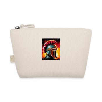 Spartan Warrior Sparta Helmet - Organic Pouch - nature - Front