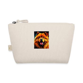 Chow Chow Dog Portrait - Organic Pouch - nature - Front