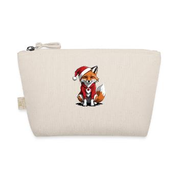 Renard Renard Père Noël Cadeau mignon pour les femmes - Trousse biologique - nature - Devant