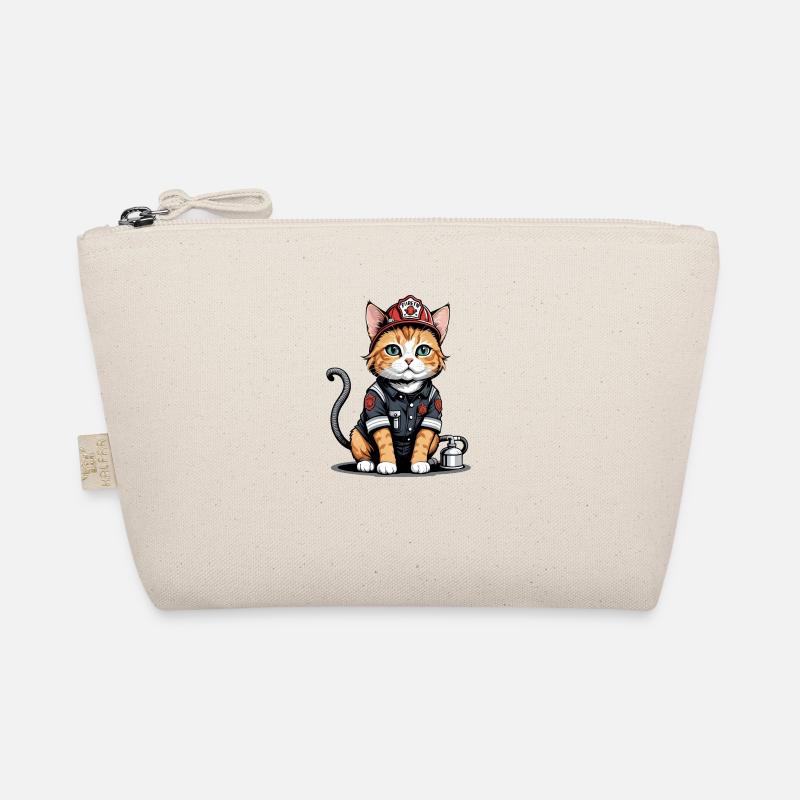Chat Pompiers Chat Amour Chat Amoureux des Chats Trousse biologique