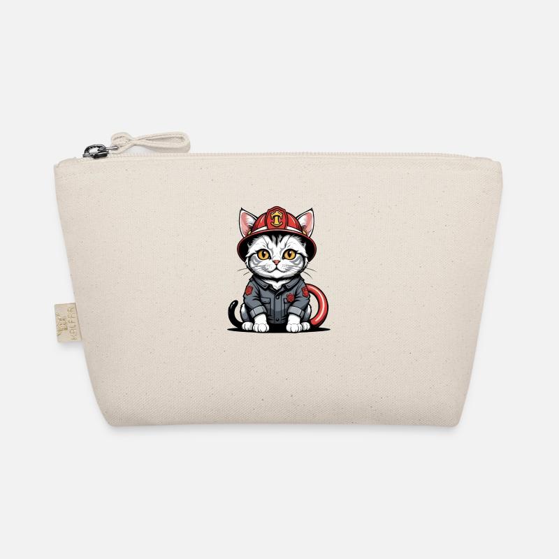 Chat Pompiers Chat Amour Chat Amoureux des Chats Trousse biologique