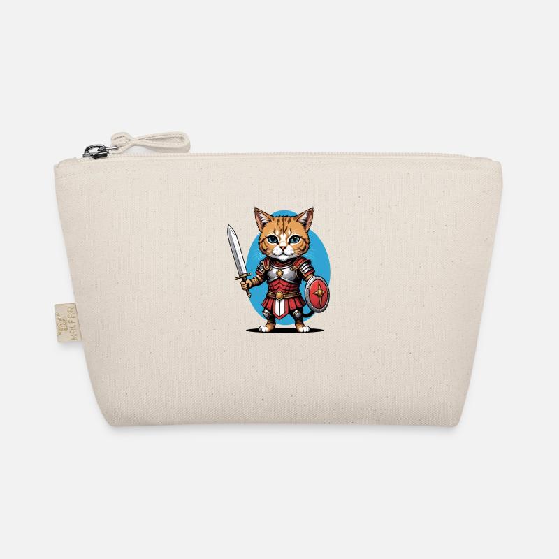 Cat Römischer Krieger Katze Geschenk Bio-Täschchen
