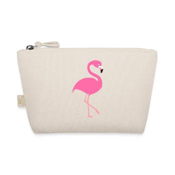 Flamingo - Bio-Täschchen - Natur - Vorne