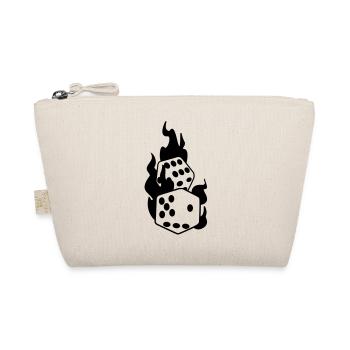 dices in flames - Organic Pouch - nature - Front