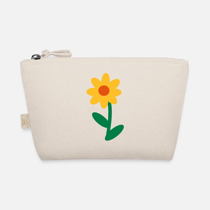 Blume - Bio-Täschchen - Natur