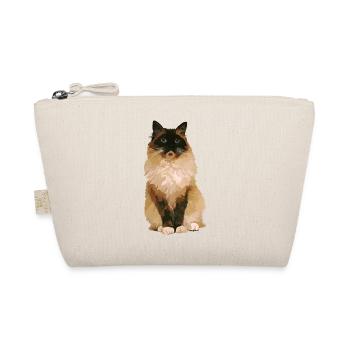 Ragdoll-Katze 1 - Bio-Täschchen - Natur - Vorne
