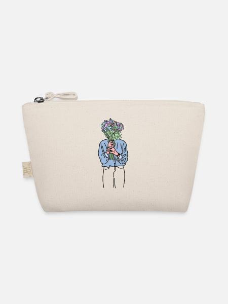 flower head - Organic Pouch - nature