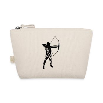 Archery male tribal eu - Organic Pouch - nature - Front