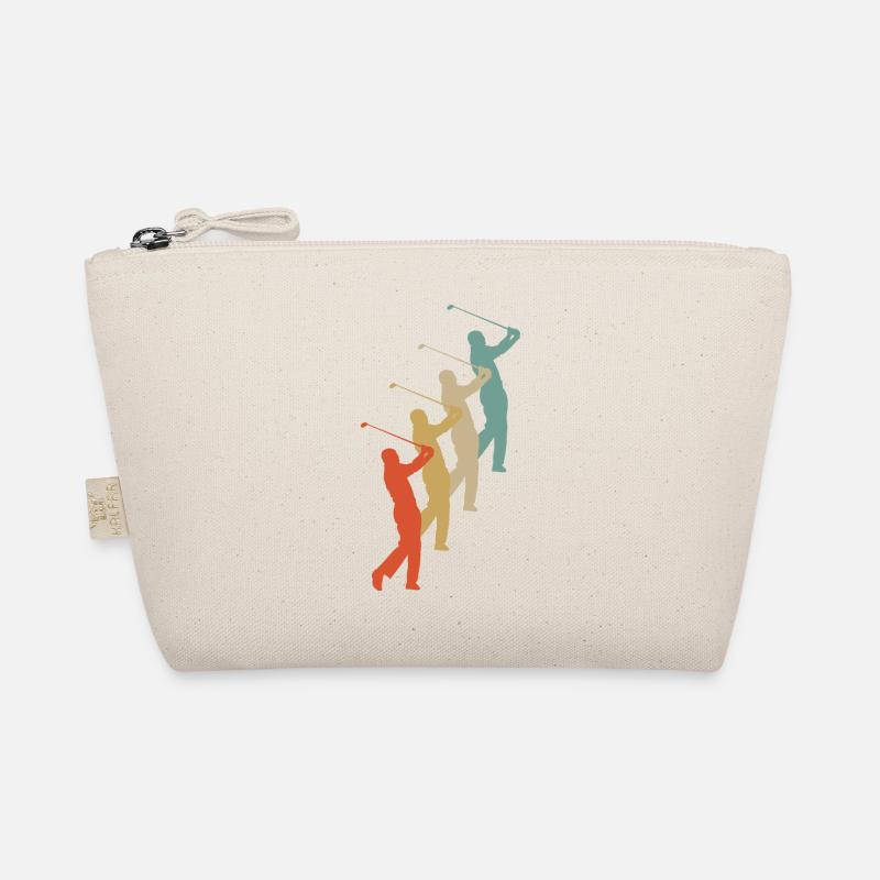 Golfeur rétro de golf de golf de style vintage Trousse biologique