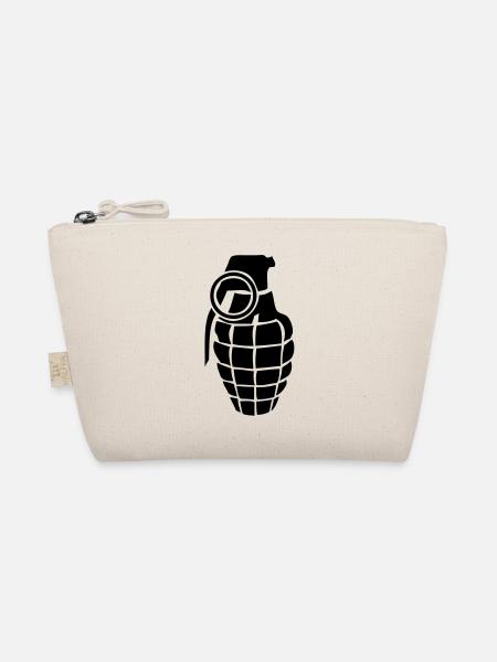 garnet grenade granada granata 811 - Organic Pouch - nature - Front