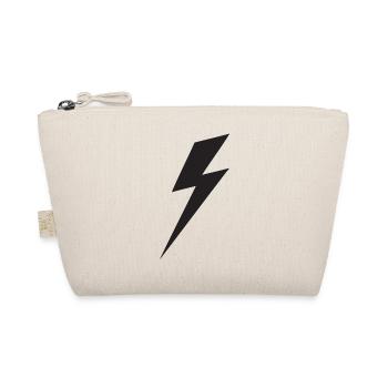 Lightning Bolt - Organic Pouch - nature - Front
