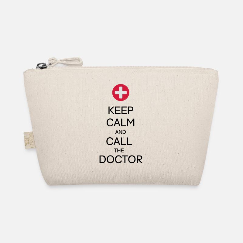 KEEP CALM AND CALL THE DOCTOR Organic Pouch