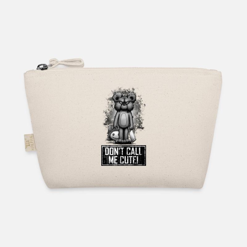 Teddy - Don't Call Me Cute - Bio-Täschchen - Natur