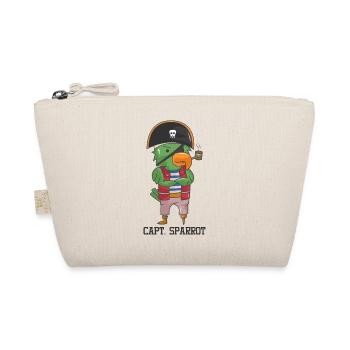 Pirat perroquet cadeau pipe chapeau tête de mort - Trousse biologique - nature - Devant